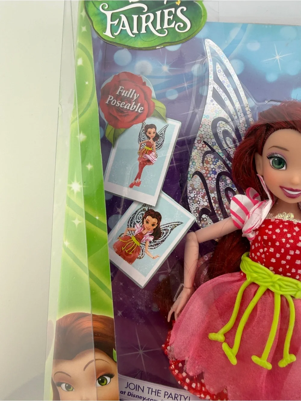 Disney Fairies Rosetta Celebrate Pixie Party Doll Jakks Pacific 2013 NRFB